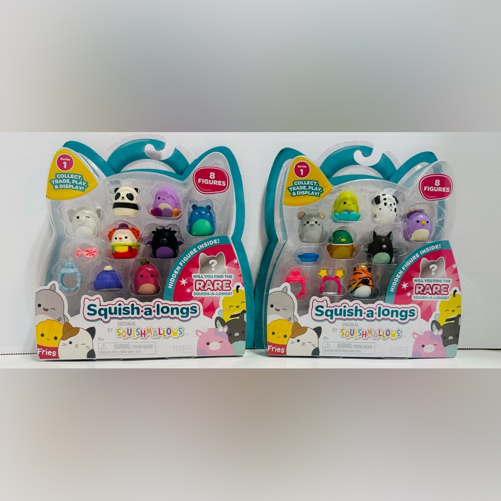 Squish-a-longs Squishmallows Figures Set 2 total